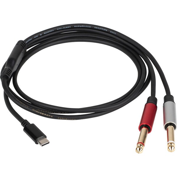 Main product image for Talent UCA-Q USB-C to 1/4" Cable 5ft240-897